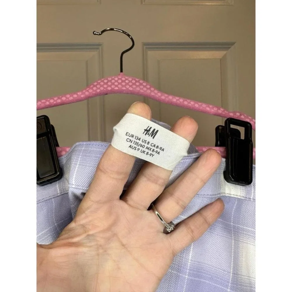 H&M Girls‎ Plaid Skirt Size 8